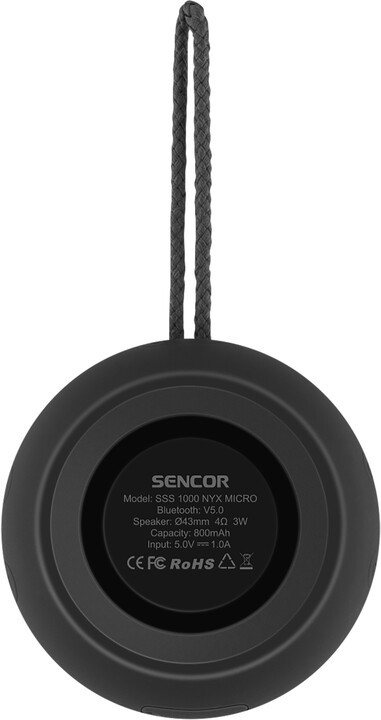 Sencor SSS 1000 NYX MICRO, černá