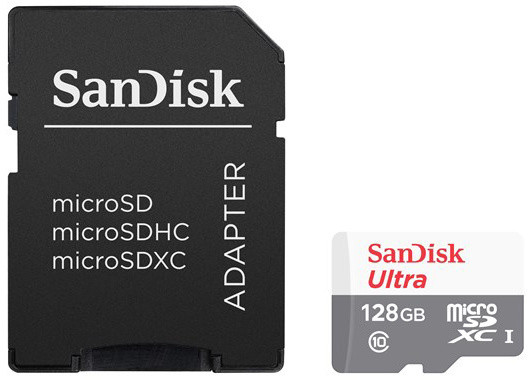 SanDisk Micro SDXC Ultra Android 128GB 48MB/s UHS-I + SD adaptér_1070737329