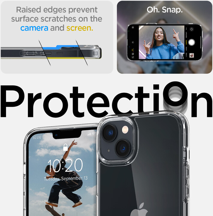 Spigen ochranný kryt Ultra Hybrid pro Apple iPhone 14, čirá_1774900462