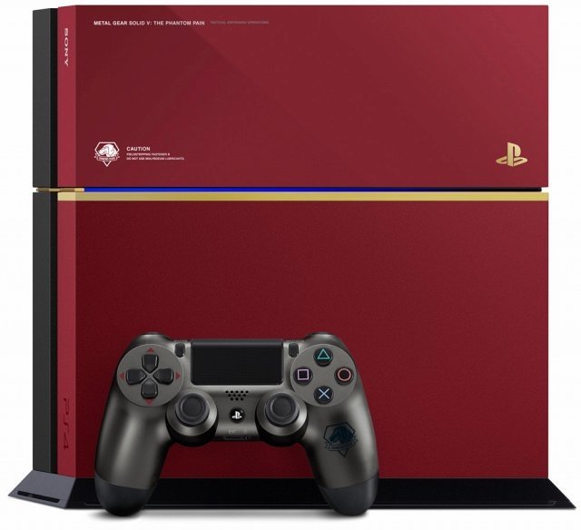 PlayStation 4, 500GB, červená + Metal Gear Solid V: Phantom Pain_1149879037