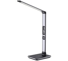IMMAX LED stolní lampička Heron 2, sklápěcí rameno, stmívatelná, Qi nabíjení, 25W, 504lm, stříbrná_151810882