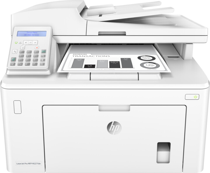 HP LaserJet Pro MFP M227fdn tiskárna, A4 černobílý tisk_644447825