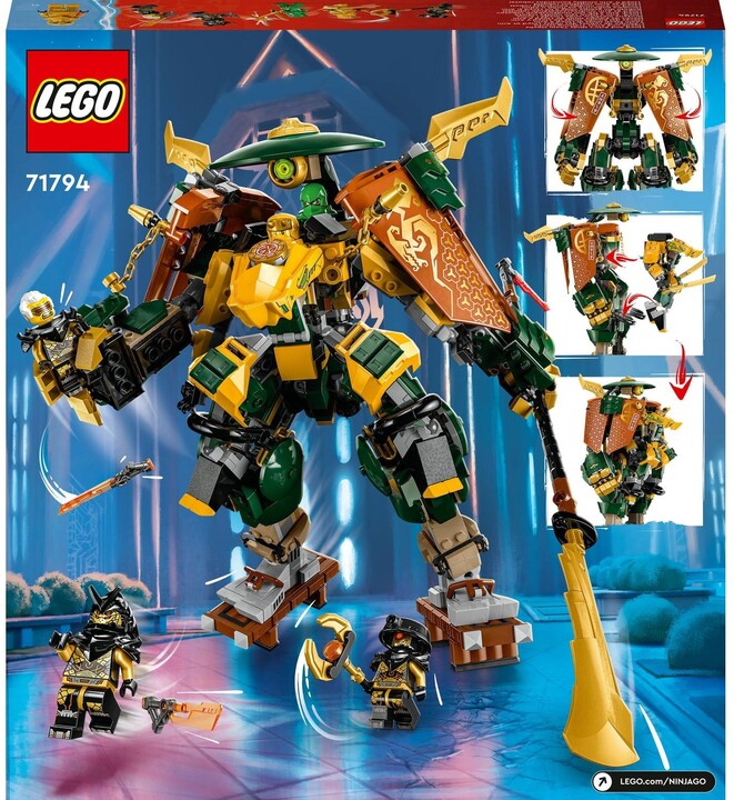LEGO® NINJAGO® 71794 Lloyd, Arin a jejich tým nindža robotů_1195035223