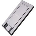 FIXED hliníkový stojánek na stůl pro mobilní telefony Frame Pocket, šedá_1106432964