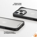 PanzerGlass ochranný kryt ClearCase D3O pro Apple iPhone 15 Pro, Black edition_2078425157