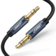 UGREEN kabel 3.5mm jack (M/M), opletený, 1m, modrá