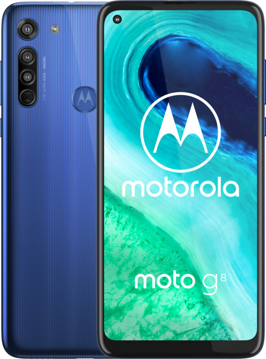 Motorola Moto G8, 4GB/64GB, Neon Blue_587719220