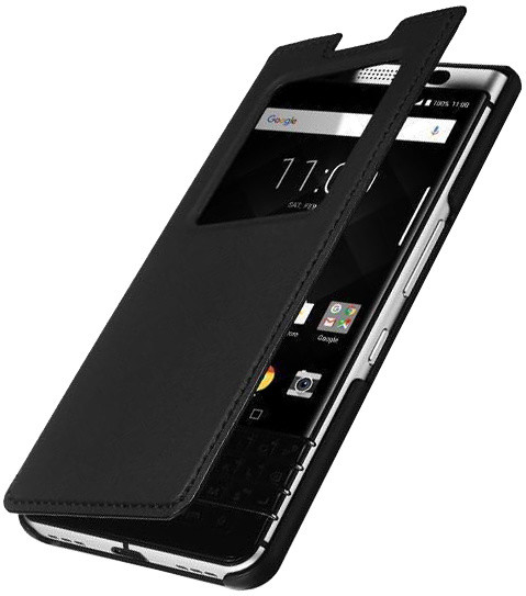 BlackBerry flipové pouzdro kožené Smart pro BlackBerry Keyone, černá_1065218510