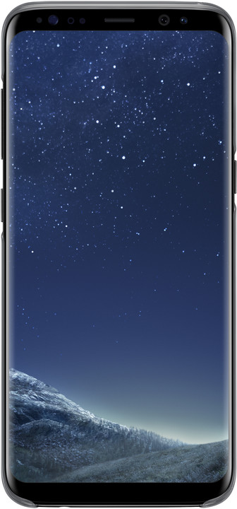 Samsung S8+, Poloprůhledný zadní kryt, černá_627279956