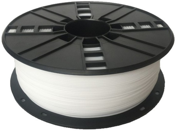 Gembird tisková struna (filament), nylon, 1,75mm, 1kg, bílá_1931596447
