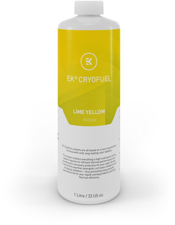 EK Water Blocks EK-CryoFuel 1000mL - UV Lime Yellow_1937154970
