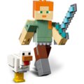 LEGO® Minecraft® 21149 Minecraft velká figurka: Alex s kuřetem_1437855539