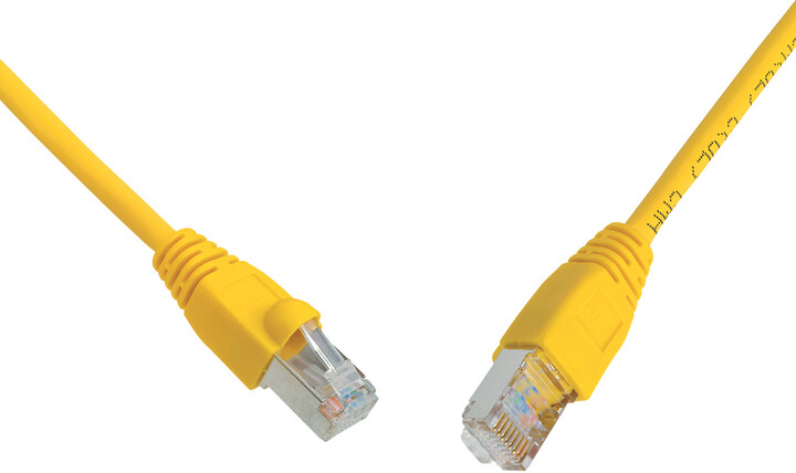 Solarix Patch kabel CAT5E SFTP PVC 7m žlutý snag-proof_1006945594