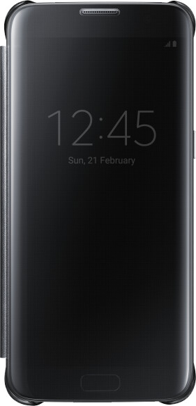 Samsung EF-ZG935CB Flip ClearView Galaxy S7e,Black_1021686008