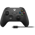 Xbox Series Bezdrátový ovladač, černý + USB-C kabel_348803650