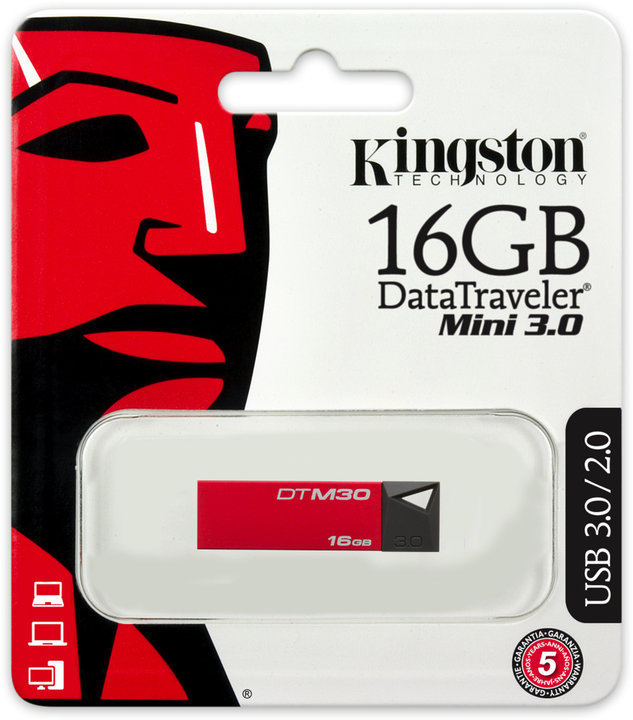 Kingston DataTraveler Mini 16GB, červená_134234006