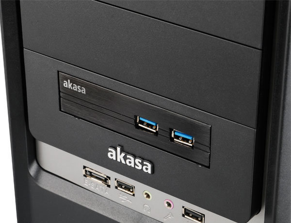 Akasa AK-HDA-06BK, 3.5&quot; adapter 2x USB 3.0_1226372361