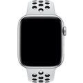 Apple řemínek pro Watch Series 5, 44mm sportovní Nike - S/M a M/L, platinová/černá_888606063