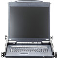 ATEN CL5708I - 8-portový KVM switch (PS/2, USB i VGA) přes IP, 17&quot; LCD, UK klávesnice_1118564752