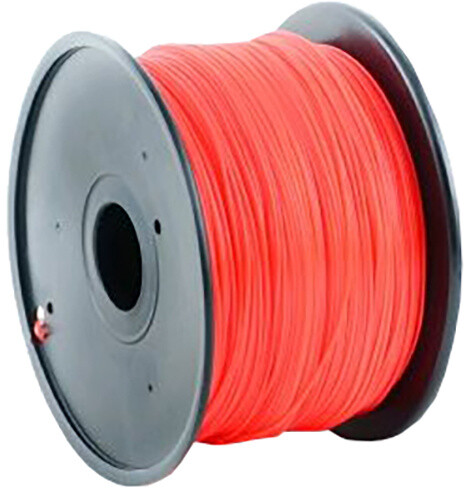 Gembird tisková struna (filament), ABS, 1,75mm, 1kg, červená_1943460351