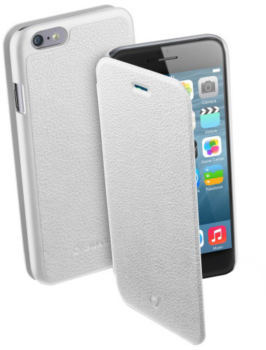 CellularLine pouzdro Book Essential pro iPhone 6, bílá_1456942557