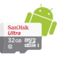 SanDisk Micro SDHC Ultra Android 32GB 80MB/s UHS-I