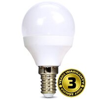 Solight žárovka, miniglobe, LED, 8W, E14, 4000K, 720lm, bílá