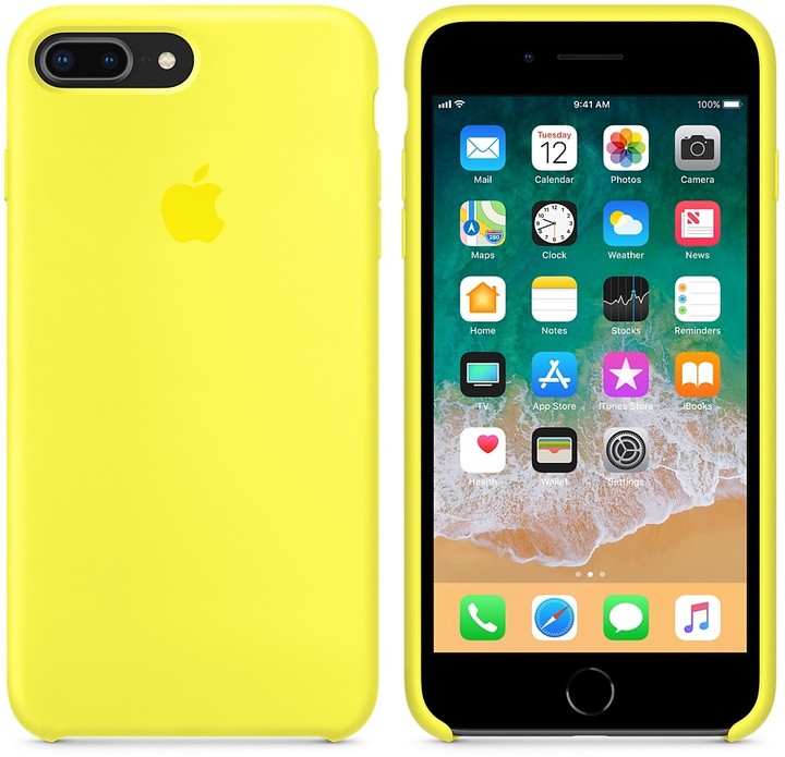 Apple silikonový kryt na iPhone 8 Plus / 7 Plus, žlutá_1246946727
