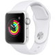 Apple Watch Series 3 38mm stříbrný hliník s bílým sportovním řemínkem Poukaz 200 Kč na nákup na Mall.cz + S pojištěním od Mutumutu dostanete 5 000 Kč zpět - více ZDE + O2 TV HBO a Sport Pack na dva měsíce