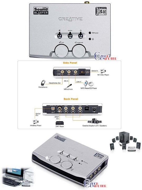 Creative Labs Sound Blaster Audigy 2 NX USB_1034925920