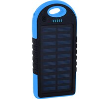 XLAYER powerbanka PLUS Solar, 4000mAh, černá/modrá_2028756415