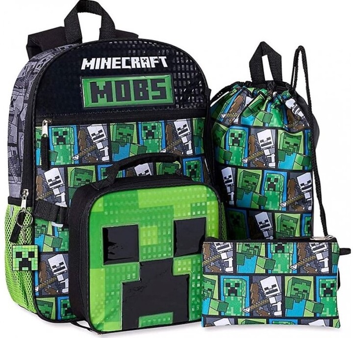 Batoh Minecraft - Mobs, školní set, dětský, 11L_705296828