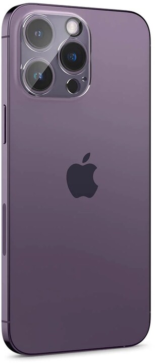 Spigen ochranné sklo Optik pro Apple iPhone 14 Pro/iPhone 14 Pro Max, 2 ks, čirá_735013399