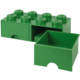 Úložný box LEGO, 2 šuplíky, velký (8), tmavě zelená Poukaz 200 Kč na nákup na Mall.cz