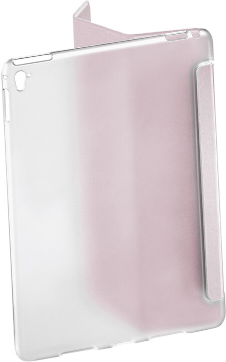 CellularLine CLEAR VIEW průhledný kryt se stojánkem pro iPad Pro 9,7&quot;, růžová_39557797