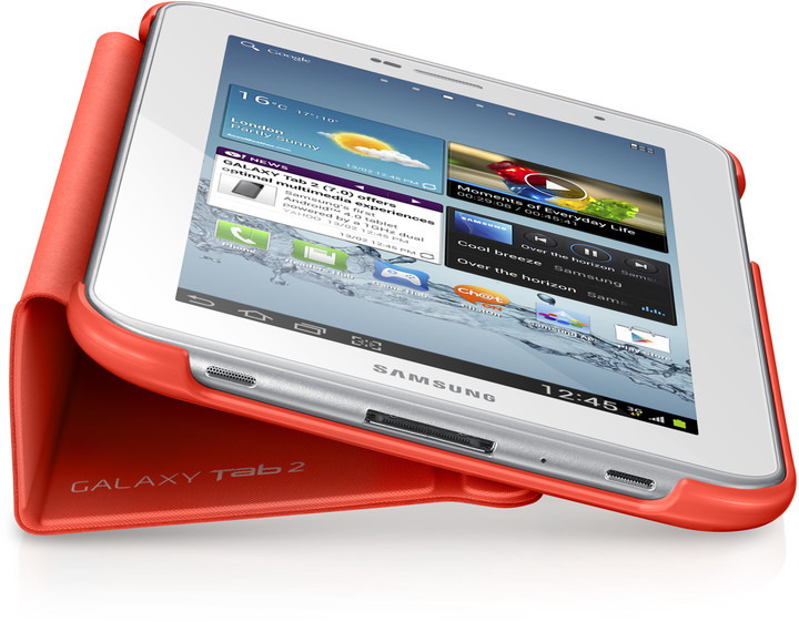 Samsung pouzdro EFC-1G5SOE pro Galaxy Tab 2, 7.0 (P3100/P3110), oranžová_410659185