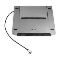 Acer stojan na notebook s 5v1 USb-C dockovací stanicí, stříbrná_854029313