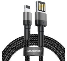 BASEUS kabel Cafule Cable (Special Edition) USB Lightning for iPhone 2.4A, 1m, černá_744991441