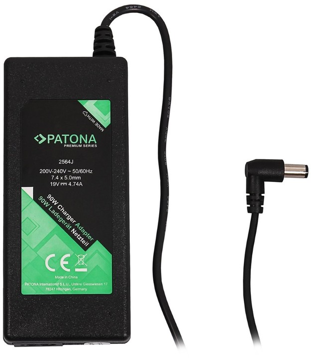 Patona napájecí adaptér k ntb/ 19V/4,74A 90W/ konektor 7,4x5mm+pin/ HP PREMIUM_74455400