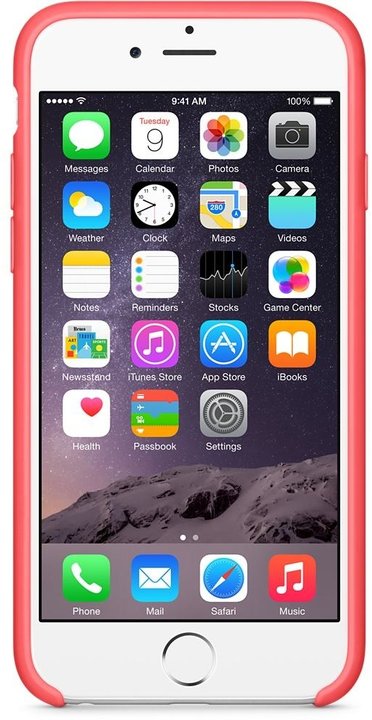 Apple Silicone Case pro iPhone 6, růžová_57749829