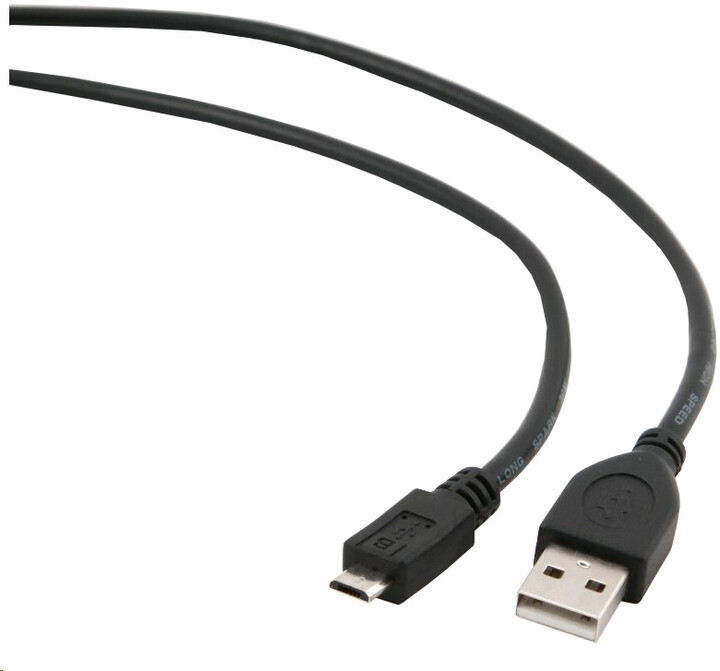 Gembird USB A Male/Micro B Male 2.0, 1,8m, Black High Quality