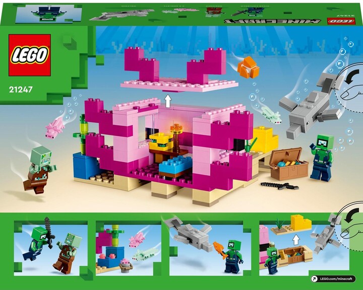 LEGO® Minecraft® 21247 Domeček axolotlů_918556585