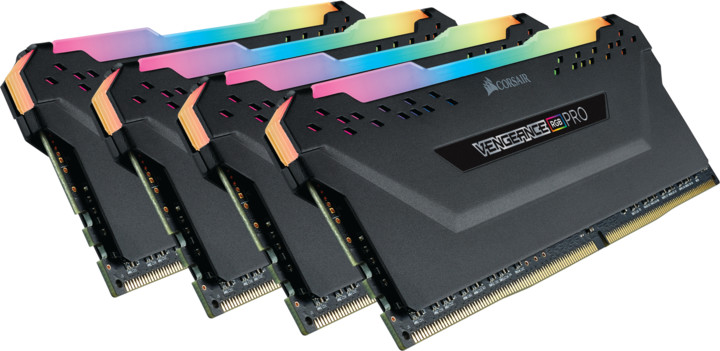 Corsair Vengeance RGB PRO 32GB (4x8GB) DDR4 3200, černá_1940055487