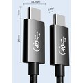 PremiumCord kabel USB4™ / Thunderbolt 3, USB 4.0, 8K@60Hz, PD 100W, 0.5m_1373220182