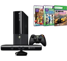 XBOX 360 Kinect Bundle 250GB + 3 x hra Kinect Sports 2+Kinect Adventures!+Forza Horizon (stingray)_1033211374