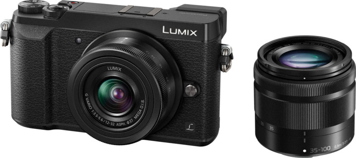 Panasonic Lumix DMC-GX80, černá + 12-32 mm + 35-100 mm_1527341676