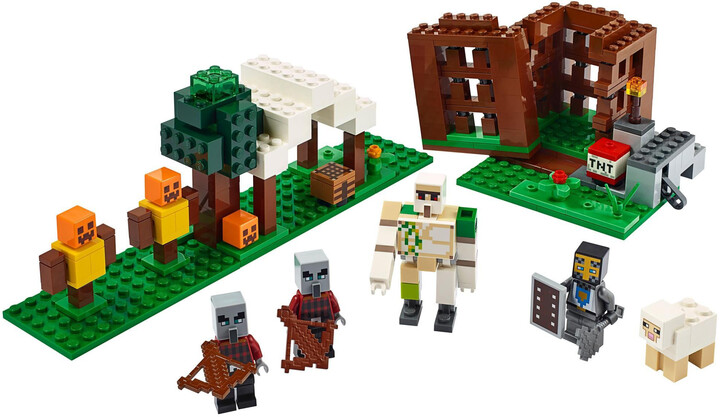 LEGO® Minecraft® 21159 Základna Pillagerů, 303 dílků_433035158