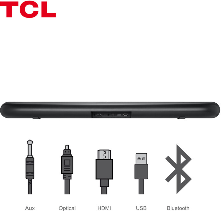 TCL TS6110, 2.1, černá