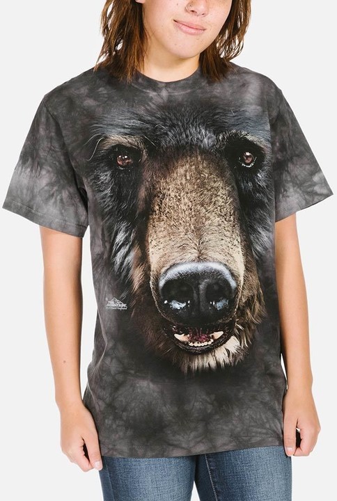 Tričko The Mountain Black Bear Face (US L / EU XL)_666916542