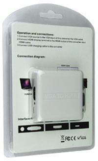 PremiumCord VGA+audio elektronický konvertor na rozhraní HDMI_1110745747